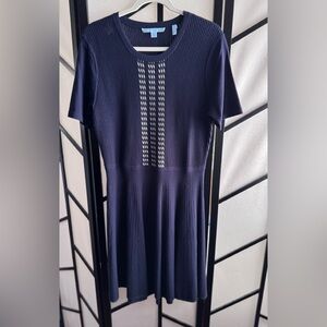 Draper James knit dress in navy